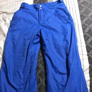 Gently used ladies blue Columbia ski pants. Size s